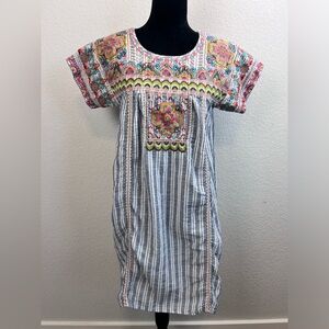 Johnny Was Tamia Peasant Tunic Dress Size Small